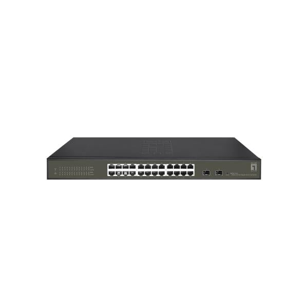 Niveaux LIVELOIE GES-2126 HILBERT 26-PORT GIGABIT LITE GÉNÉE L2 Switch, 24x RJ45, 2X SFP, 1000 Mbps