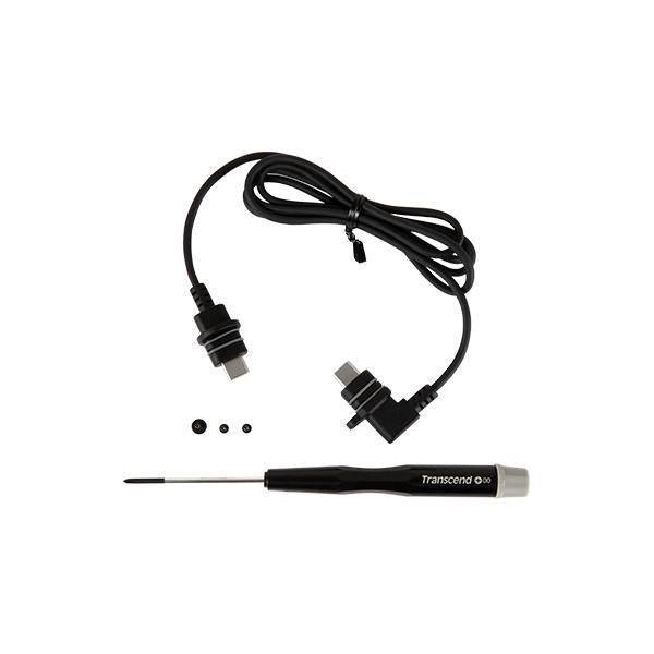 Transcende Kit d'accessoires de caméra corporelle TS-DBK3 Transcende, câble, 1M, noir