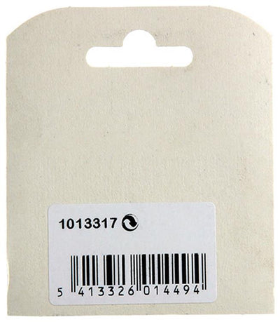 Mack 1013317 - 12 supports d'étagère ø 7mm manchons ø 7,5 mm nickelés | 5 pièces