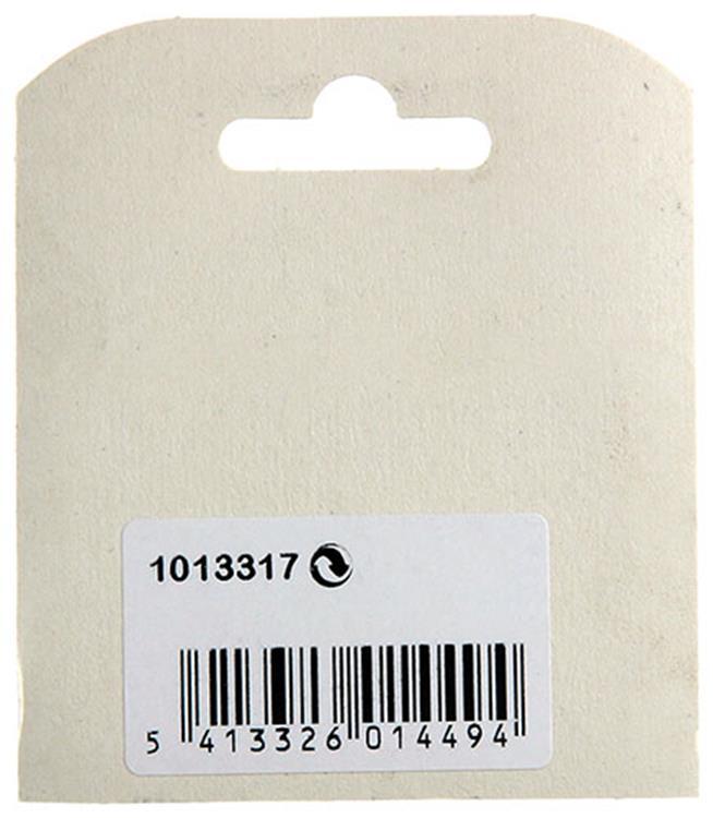 Mack 1013317 - 12 supports d'étagère ø 7mm manchons ø 7,5 mm nickelés | 5 pièces