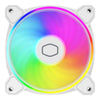 Cooler Master Coler Mfl-B2DW-21NP2-R2 Masterfan MF120 Halo2 White Edition, 120 mm, 27 dB, 51,88 CFM, blanc