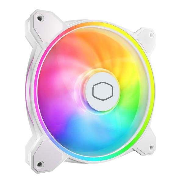 Cooler Master Coler Mfl-B4DW-16NP2-R2 Masterfan MF140 Halo2 White Edition, 140 mm, 27 DBA, 59,51 CFM, Whit