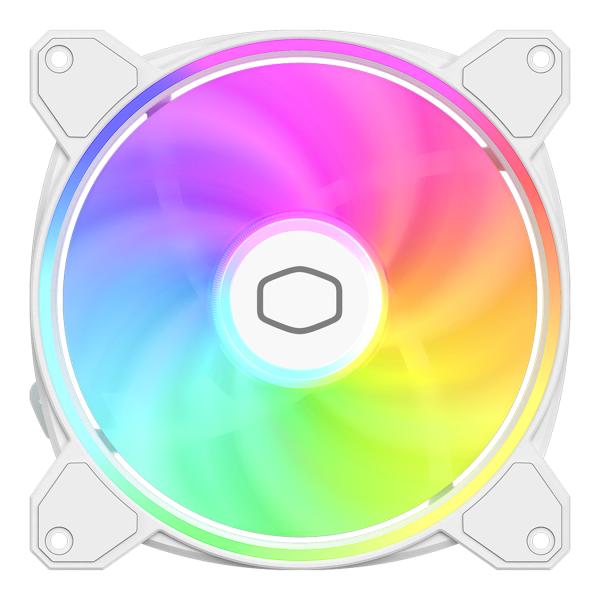 Cooler Master Coler Mfl-B4DW-16NP2-R2 Masterfan MF140 Halo2 White Edition, 140 mm, 27 DBA, 59,51 CFM, Whit