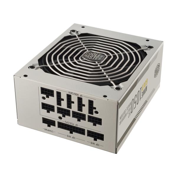 Refroidisseur Master Coler MPE-A501-AFCAG-3GEU MWE GOLD 1050 V2 BLANC, ATX3.0, 1050W, 90%, 140 mm, 3x PCIe 6 + 2