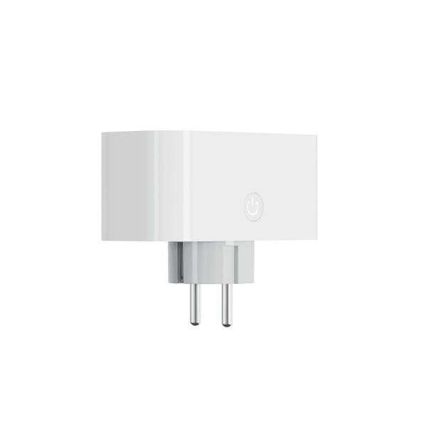 WOX WOX R6153 Smart Double Plug avec compteur d'énergie et terre de mise à la terre