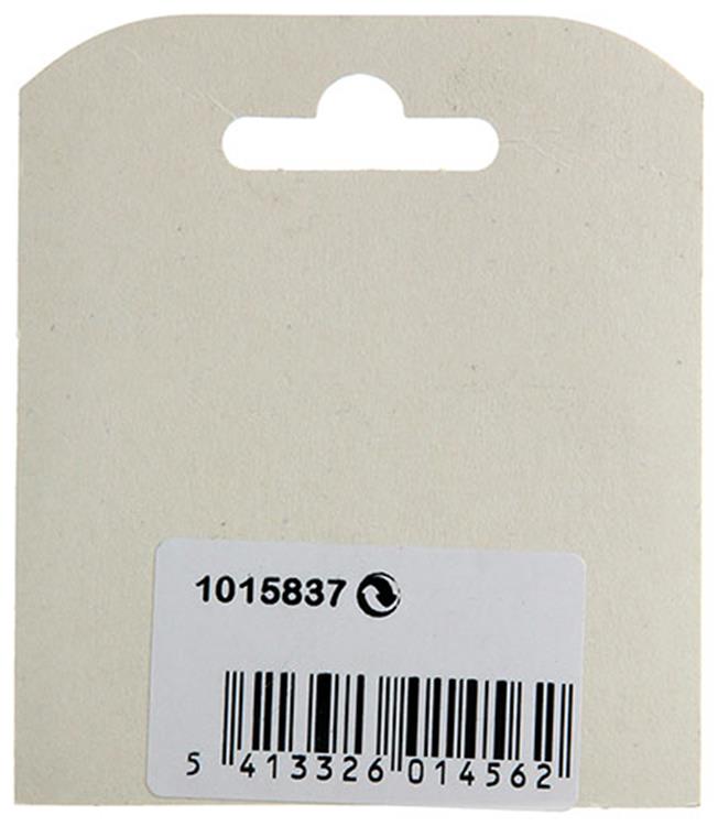Mack 1015837 - 20 équerres d'étagère plastique blanc ø 5 mm | 10 pièces