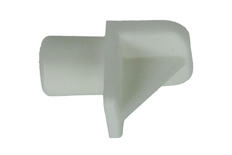 Mack 1015838 - 20 équerres d'étagère plastique blanc ø 6 mm | 10 pièces