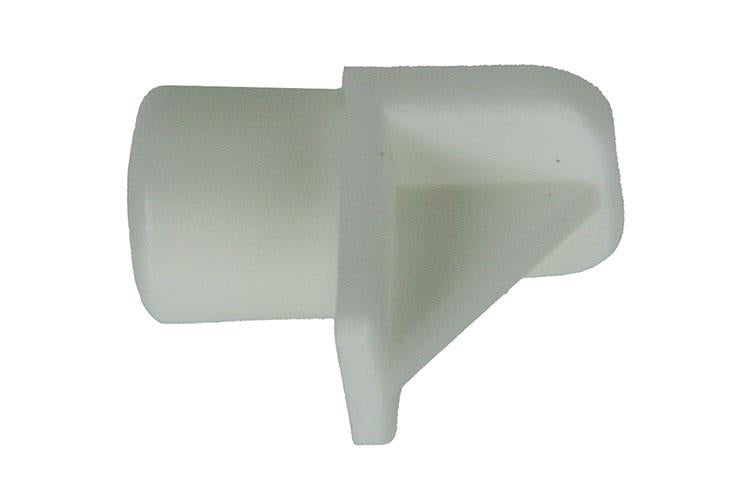 Mack 1015839 - 20 équerres d'étagère plastique blanc ø 7 mm | 10 pièces