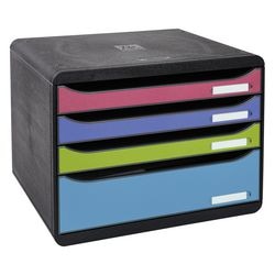 Commode exacompta big box plus plastique assorti