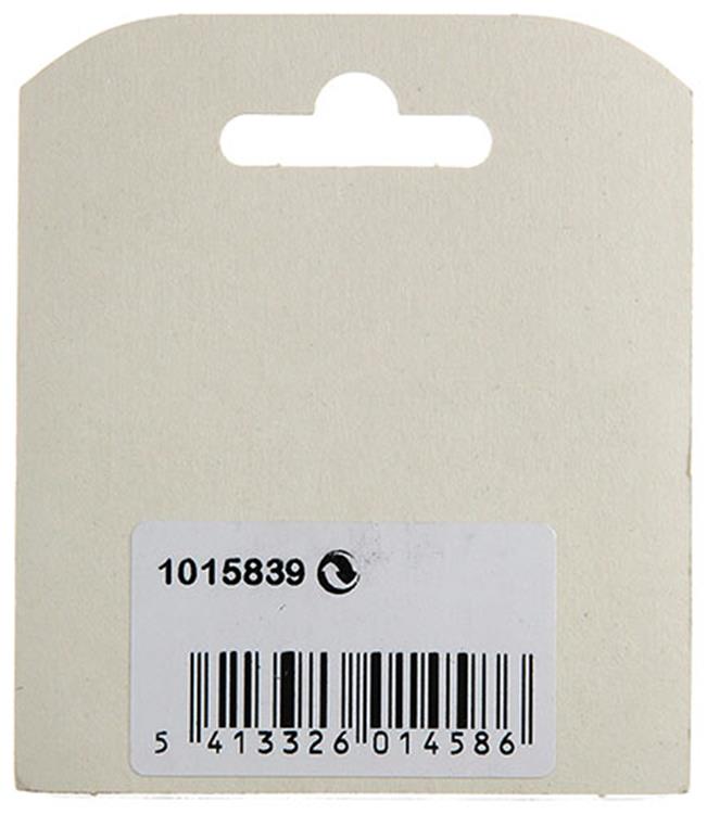 Mack 1015839 - 20 équerres d'étagère plastique blanc ø 7 mm | 10 pièces