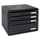Commode exacompta big box plus plastique noir