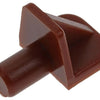 Mack 1015840 - 20 équerres d'étagère plastique marron ø 5 mm | 5 pièces