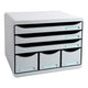 Commode exacompta store-box maxi gris clair