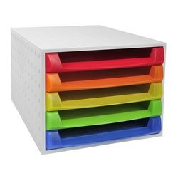 Commode exacompta la boite plastique assortie