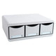 Commode exacompta toolbox maxi plastique gris clair