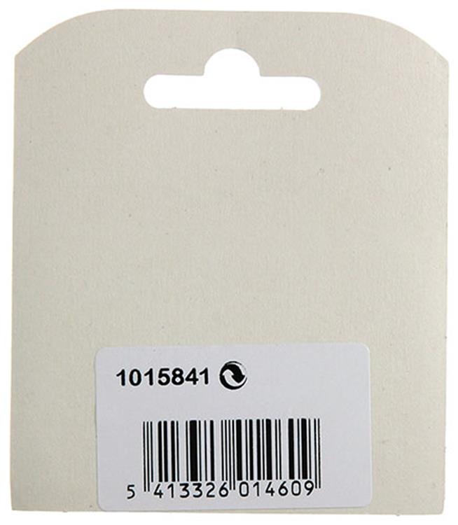 Mack 1015841 - 20 équerres d'étagère plastique marron ø 6 mm | 5 pièces