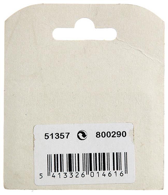 Mack 1015842 - 20 équerres d'étagère plastique marron ø 7 mm | 5 pièces