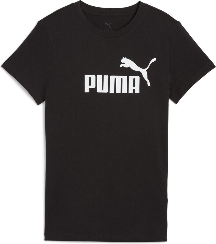 Puma ess non. T-shirt de sport femme 1 logo tee - noir