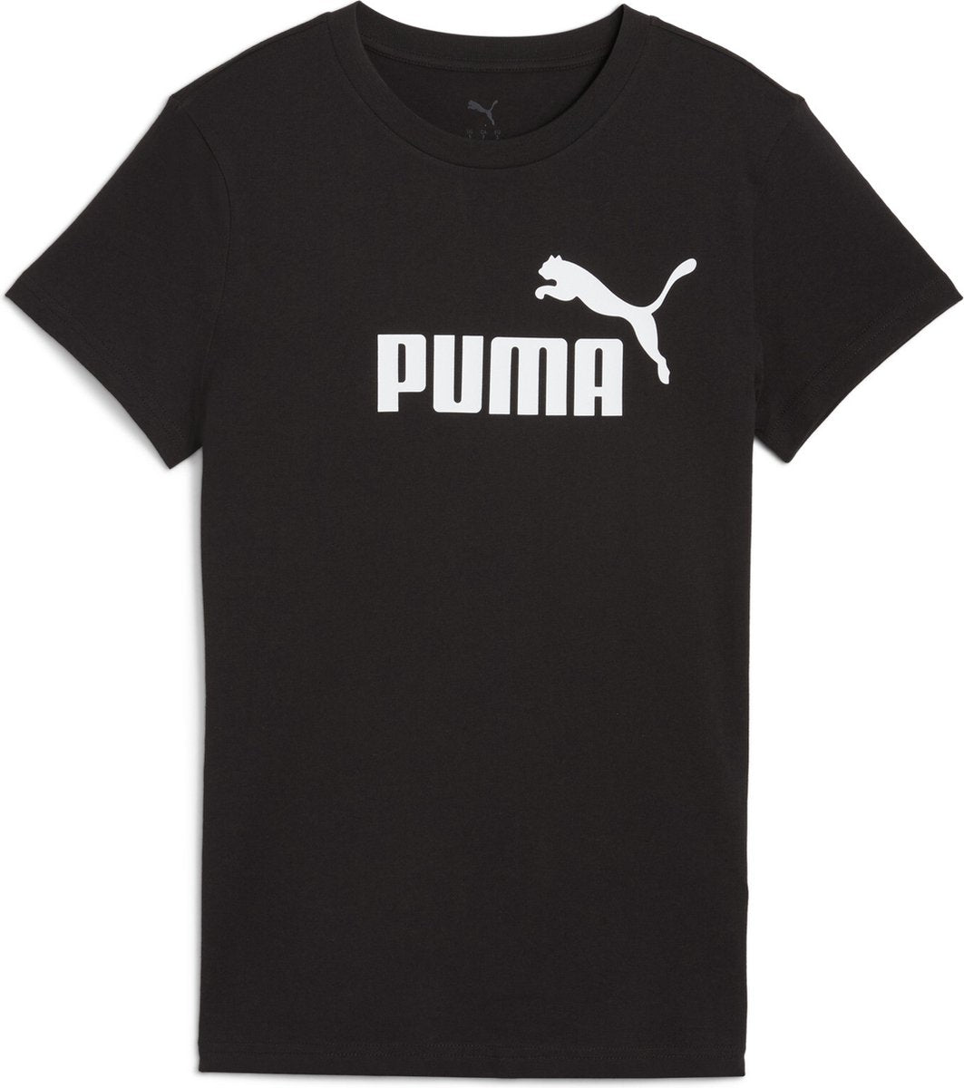 Puma ess non. T-shirt de sport femme 1 logo tee - noir