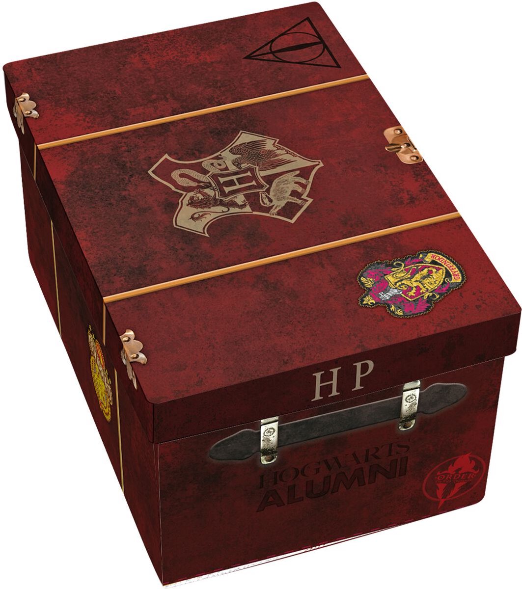 Valise Poudlard Harry Potter - coffret cadeau premium paquet fan rouge