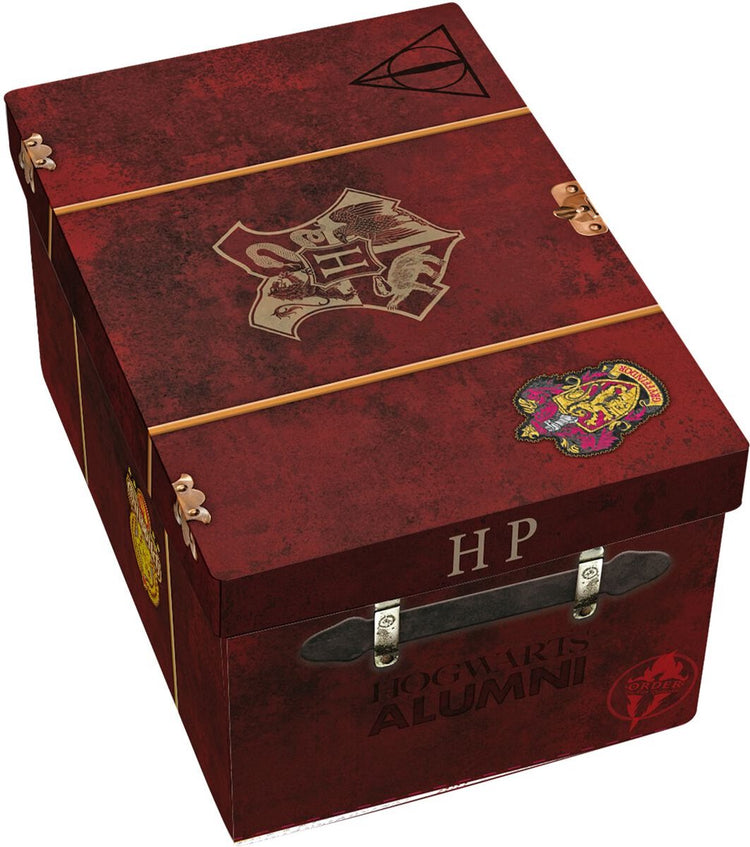 Valise Poudlard Harry Potter - coffret cadeau premium paquet fan rouge