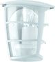 Eglo aloria - éclairage extérieur - applique - 1 lumière - blanc - clair