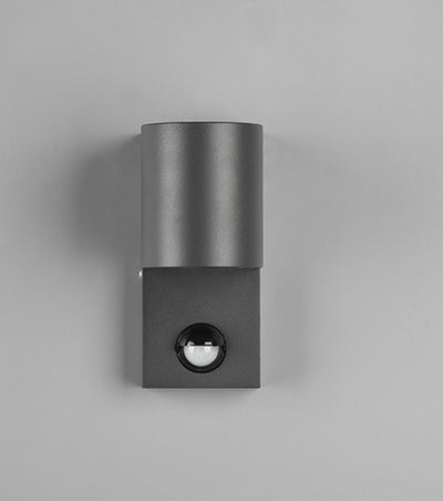 Trio Roya - applique - anthracite - excl. 1x gu10 4,9w - détecteur de mouvement - éclairage extérieur - ip44