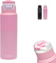 Bouteille d'eau isotherme Kambukka Elton 1l - ambition rose avec couvercle 3 en 1 et gourde facile à nettoyer