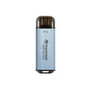 Transcende Transcende TS512GESD300C ESD300C SSD externe, 500 Go, USB Type-C, 10 Gbps, 1050 950 Mo, bleu