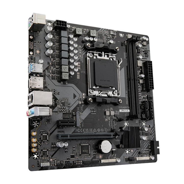 Gigabyte Gigabyte A620M H, MATX, AMD AM5, A620, DDR5, 96 Go, USB 3.2 GEN 1, M.2, GBE LAN