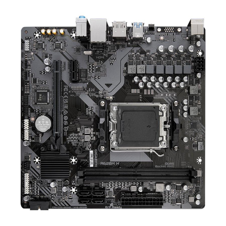 Gigabyte Gigabyte A620M H, MATX, AMD AM5, A620, DDR5, 96 Go, USB 3.2 GEN 1, M.2, GBE LAN