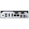 Navette navette DH670V2 Mini PC Barebone, LGA1700, H670, DDR4, 2X HDMI, 2X DP, 2x 2,5g LAN, 8x USB, 24 7 7