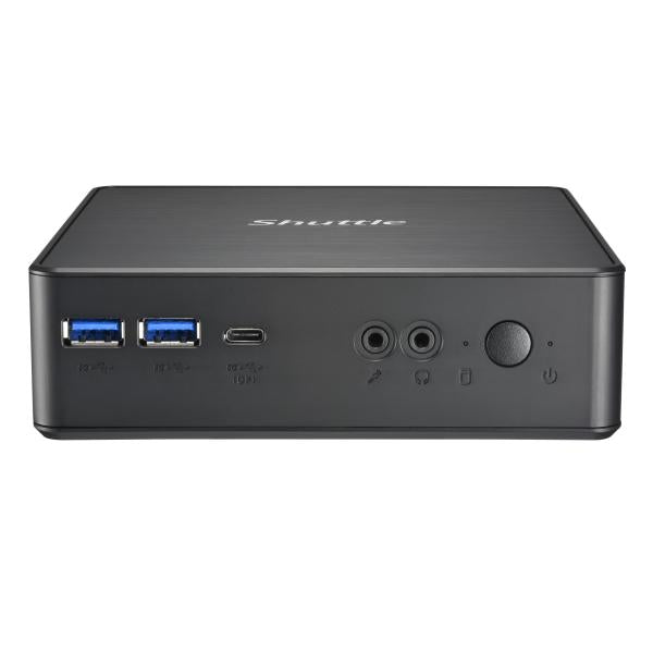 Shuttle Shuttle NC40U XPC NANO PC NC40U MINI PC Barebone, Intel Celeron 7305U, 6X USB3.2, 2x M.2, LAN, 24 7 7