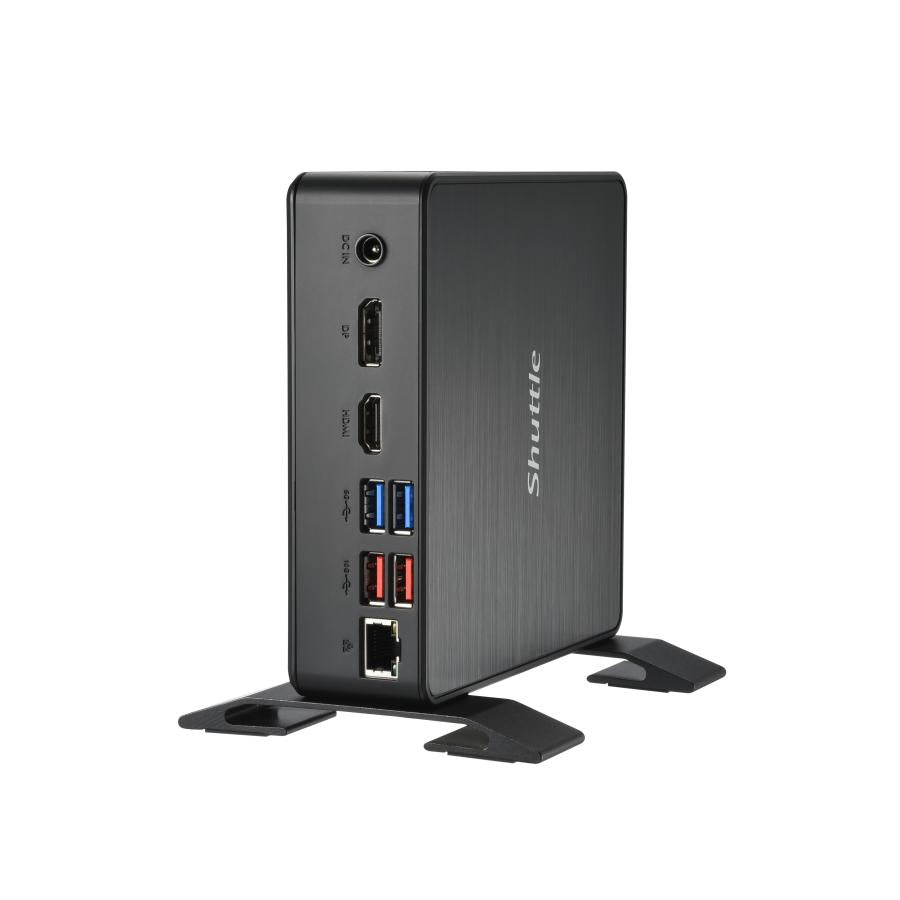 Shuttle Shuttle NC40U5 XPC Nano Mini PC Barebone, Intel Core i5-1235U, 6X USB3.2, 2x M.2, LAN, 24 7, 65W