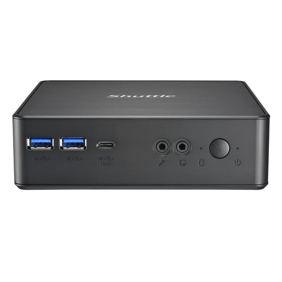 Shuttle Shuttle NC40U5 XPC Nano Mini PC Barebone, Intel Core i5-1235U, 6X USB3.2, 2x M.2, LAN, 24 7, 65W