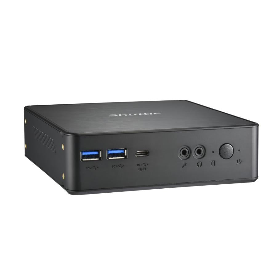 Shuttle Shuttle NC40U5 XPC Nano Mini PC Barebone, Intel Core i5-1235U, 6X USB3.2, 2x M.2, LAN, 24 7, 65W
