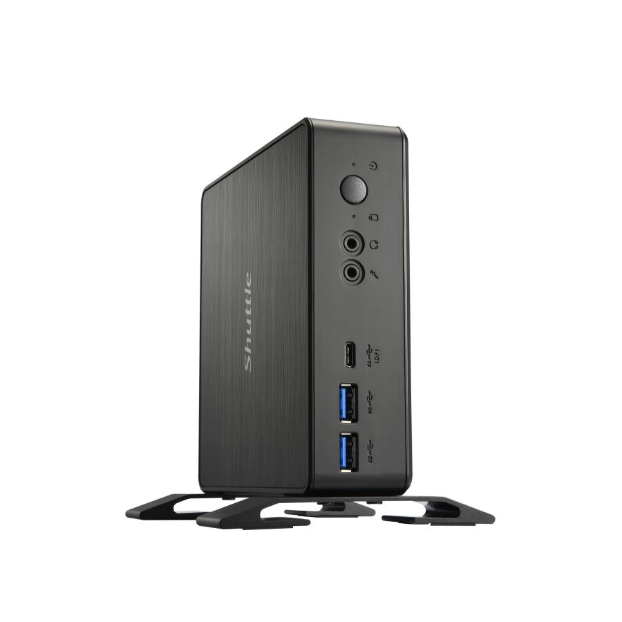 Shuttle Shuttle NC40U5 XPC Nano Mini PC Barebone, Intel Core i5-1235U, 6X USB3.2, 2x M.2, LAN, 24 7, 65W