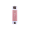 Transcende transcende TS512GESD310P ESD310P SSD externe, 512 Go, USB 10 Gbps, type C A, 1050 950 Mo, rose
