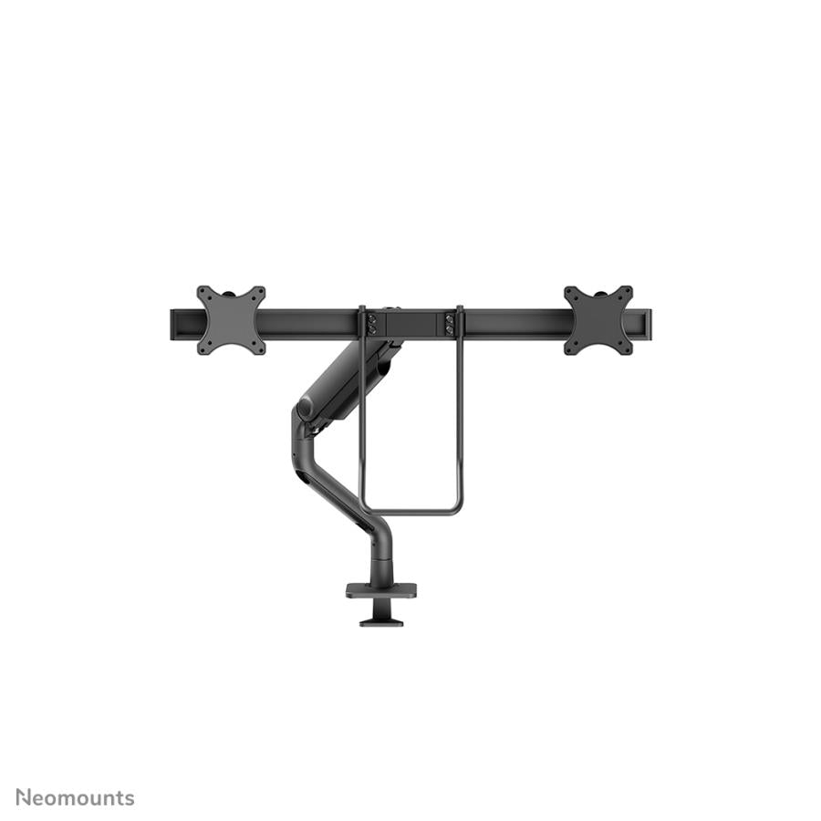 Neomounts DS75S-950BL2 support de bureau en mouvement complet, 2x 17-27, 8 kg, 100x100 mm, noir