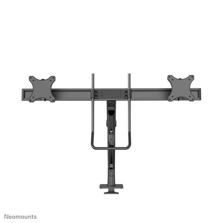 Neomounts DS75S-950BL2 support de bureau en mouvement complet, 2x 17-27, 8 kg, 100x100 mm, noir