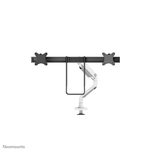 Neomounts NeoMounts DS75S-950Wh2 Montage de bureau complet, 2x 17 27, 8 kg, 100x100 mm, noir