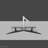 Neomounts NeoMounts DS75S-950Wh2 Montage de bureau complet, 2x 17 27, 8 kg, 100x100 mm, noir