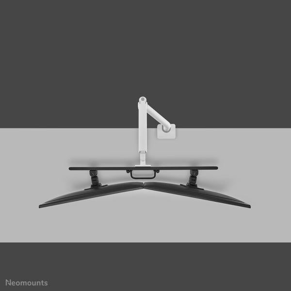 Neomounts NeoMounts DS75S-950Wh2 Montage de bureau complet, 2x 17 27, 8 kg, 100x100 mm, noir