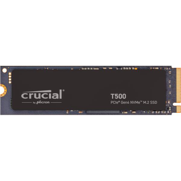 Crucial crucial CT500T500SSD8 T500 SSD, 500 Go, M.2 2280, PCIe 4.0 NVME, 7300 6800 MB S, No HS