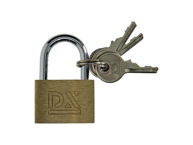 Mack 1014072 - cadenas avec cylindre en laiton 25 mm | 10 pièces
