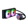 Cooler Master Coler Mlx-D24M-A25PZ-RW Masterliquid 240 Atmos Argb, 4 broches, 2x 120 mm, 690-2500 tr / min
