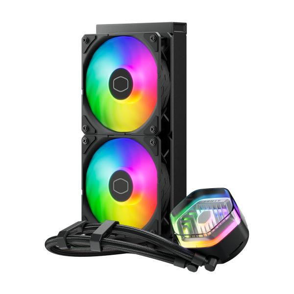 Cooler Master Coler Mlx-D24M-A25PZ-RW Masterliquid 240 Atmos Argb, 4 broches, 2x 120 mm, 690-2500 tr / min