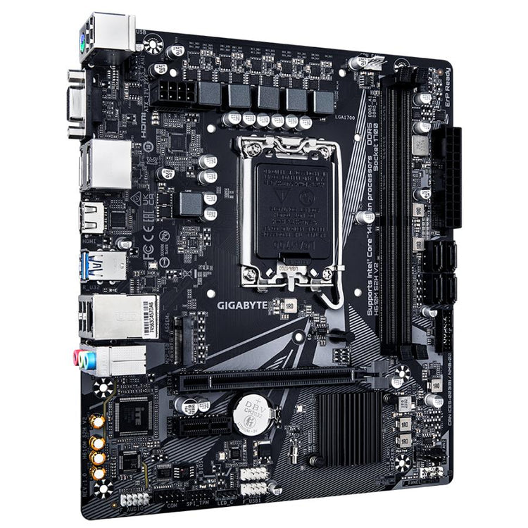 Gigabyte Gigabyte H610M S2H V2 H610M S2H V2 , Intel, LGA1700, DDR5 (5600MHz) GBE LAN, M.2, USB3.2 Gen 1