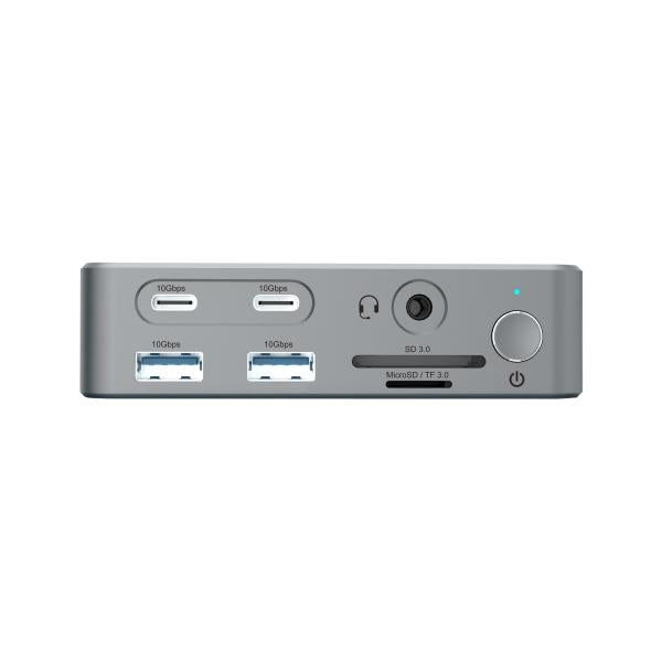 Conceptronic Concepttronic Donn25g 15-in-1 DisplayLink USB 3.2 Station d'accueil Gen 2, Type-C 10 Gbps, USB-A X2