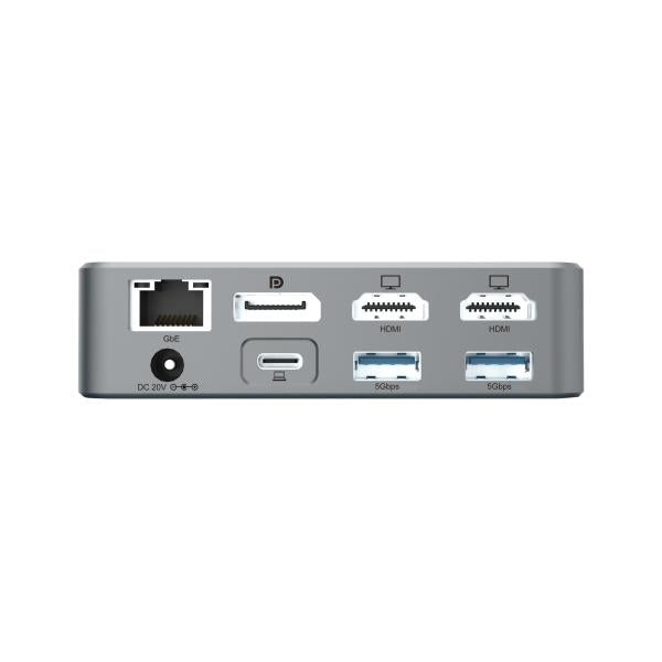 Conceptronic Concepttronic Donn25g 15-in-1 DisplayLink USB 3.2 Station d'accueil Gen 2, Type-C 10 Gbps, USB-A X2